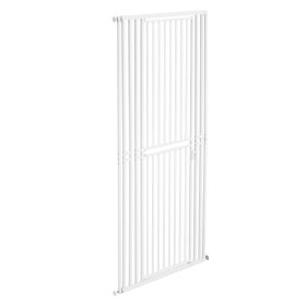 Extra Tall Pet Gate for Cats, 28-34 in Adjustable Width, 78.7 in High Dog Gate, with Pressure Mount Kit and Wall Mount Kit, 1.2 in Narrow Bar Spacing