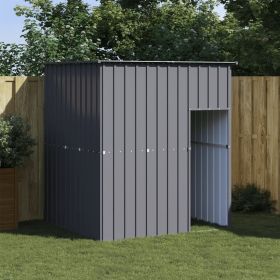 Dog House Anthracite Galvanized Steel Large Durable Dog House