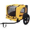 Pet Bike Trailer Dog Cart for Bicycle, Suitable for Small and Medium Pets, Easy Folding Cart Frame, Quick Release Wheel, Non-Slip Floor