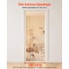 Extra Tall Pet Gate for Cats, 28-34 in Adjustable Width, 78.7 in High Dog Gate, with Pressure Mount Kit and Wall Mount Kit, 1.2 in Narrow Bar Spacing