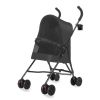 Pet Stroller for Small Dogs Cats with Mesh Ventilation, Lightweight Foldable Design, Cup Holder, Black