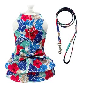 Hawaiian Harness Dress with Matching Leash (size: XS)