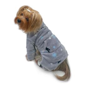Ultra Thick Plush Penguins Turtleneck Pajamas (size: XS)