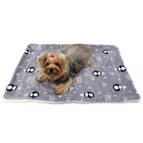 Ultra Thick Plush Penguins Blanket (size: S)