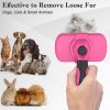 Self Cleaning Slicker Brush - Skin Friendly Deshedding Grooming Tool for Dogs & Cats, Suitable for Shedding & Haired Pets