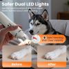 Dog Nail Grinder,2 Speed Electric Rechargeable Dog Nail Trimmer,Quiet and Low-Vibration Pet Nail Grinder